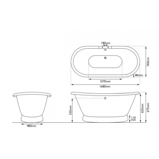 Cast Iron Baths -The ''Chaucer''